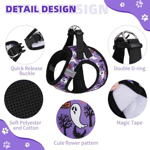 KOOLTAIL Halloween Dog Harness and Leash Set - Image 2