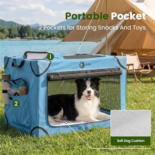 Portable Collapsible Soft Dog Crate - Image 4