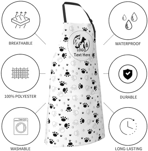 Cowcute Custom Pet Grooming Apron - Image 3