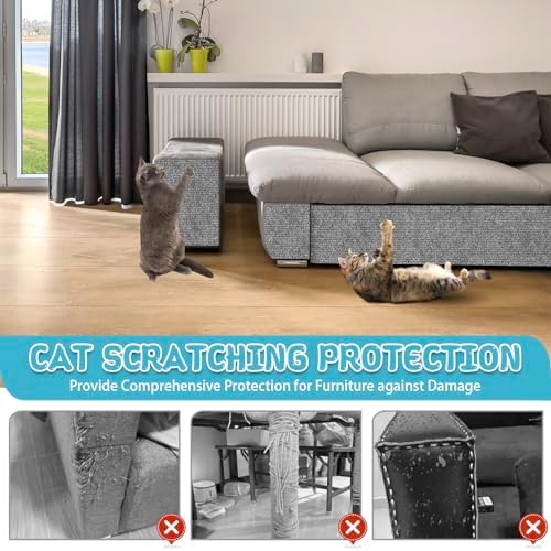 LSGCQ Cat Scratch Mat Self Adhesive Cat Scratch Furniture Protector - Image 5