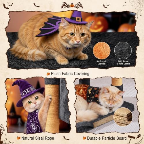 Yaheetech Halloween Cat Tree - Image 6