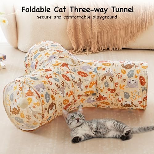 Tempcore Cat Tunnel, 3-Way Collapsible Toy - Image 3