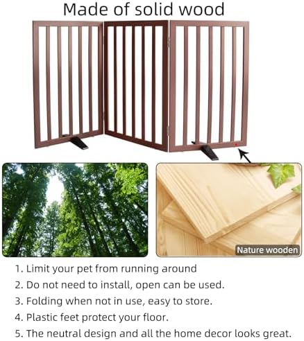 ZJSF Freestanding Indoor Dog Gate - Image 6
