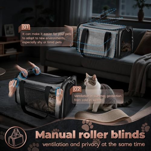 YUDODO 2 Packs 25 lbs Soft Sided Pet Carrier - Image 2