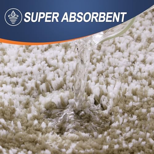 OLANLY Bathroom Runner Rug 44x24, Extra Soft Absorbent Microfiber Bath Rugs - Image 3