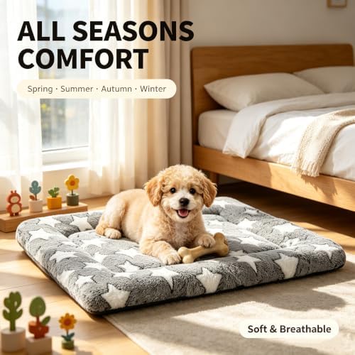Dog Bed Mat - Comfortable Kennel Pad, Soft Support) - Image 3