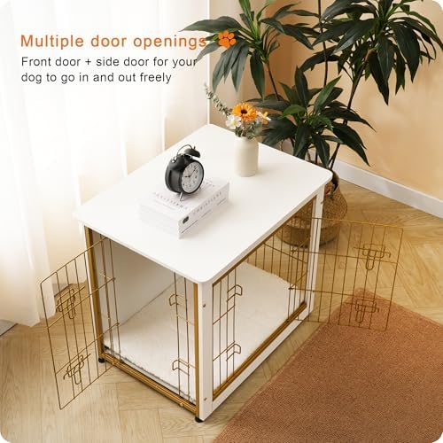 DWANTON 27" Dog Crate Furniture, Dog Kennel Indoor, - Image 2
