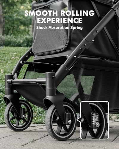 Medium Dog Stroller, Foldable Pet Stroller - Image 2