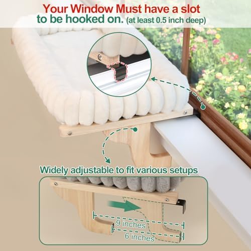 Zakkart SnugCloud Cat Perch for Windowsill - Image 5