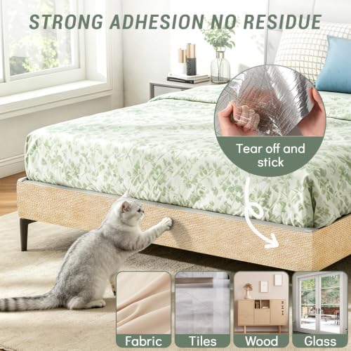 78.7x15.8In Cat Scratch Mat for Couch, Anti Scratch Furniture Protector - Image 6