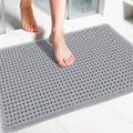ILANGO Upgraded Waffle Bath Rug 20x32, Super Absorbent Non Slip Bath Mat by ILANGO