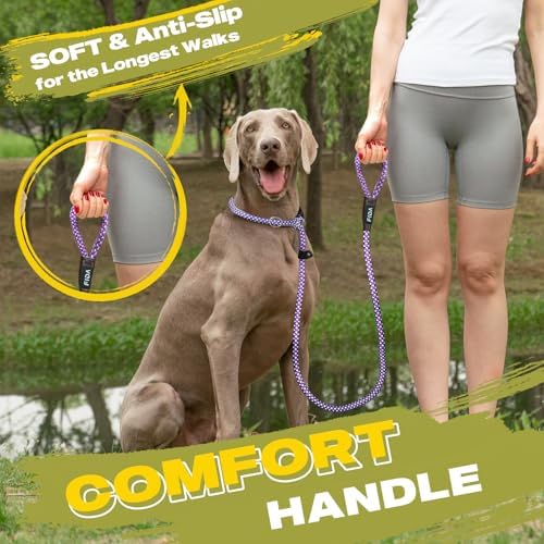 Fida Durable Slip Lead Dog Leash, 6 FT x 1/2" Dog Training Leash - Image 6