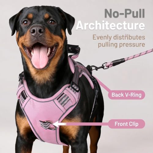 Dog Harness and Leash Set for X-Large Dogs, No Pull Tactical Dog Harness - Image 3