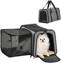 Petsfit 19"X12" X12" Expandable Pet Carrier, Square Expansion Reduces Pet by Petsfit