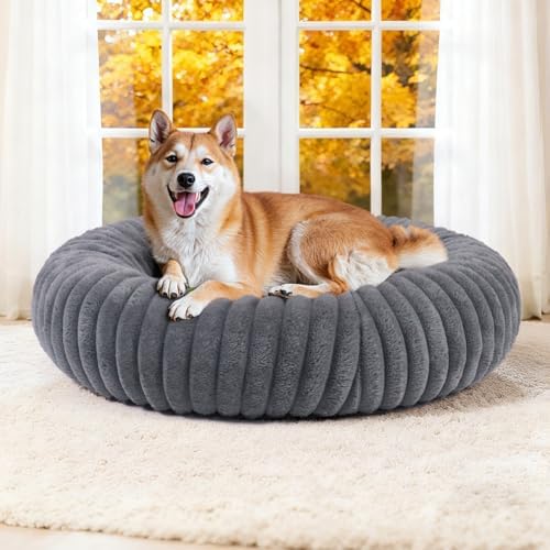 Calming Dog Bed Anti-Anxiety Donut Dog Beds - Image 6