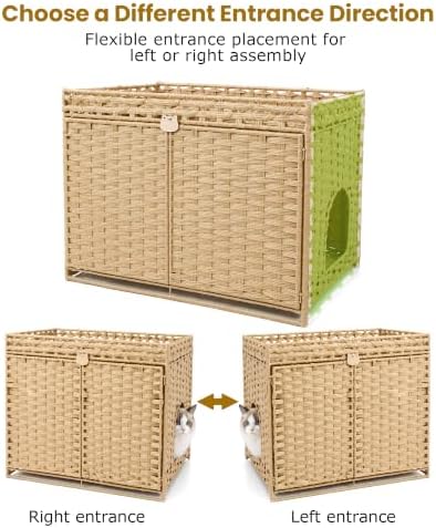 Cat Litter Box Enclosure, Extra Large Hidden - Image 6