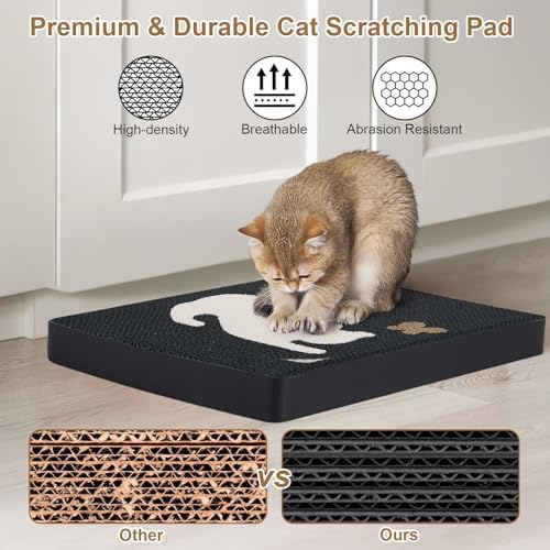 Ownpets Wall Cat Scratcher, Cute Vertical Cat Scratching Board, Wall Mounted - Image 6