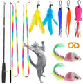ZPH Cat Toys, Interactive Feather Variety Pack by PetsToys