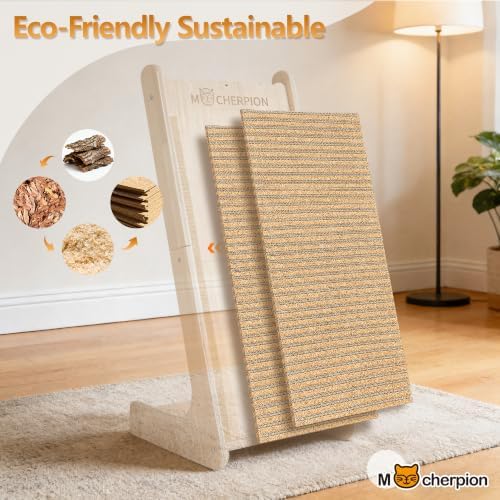 Cork Cat Scratch Pad-2Pcs Replaceable Scratching Mats - Image 2