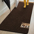 GORILLA GRIP SoakSTOPPER Dog Door Mat, Machine Wash and Dry, 70x24 Brown by GorillaGrip