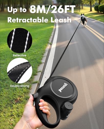 Pecute Dog Leash Retractable 26ft - Image 2