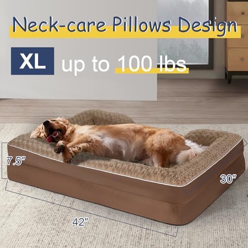 XL Orthopedic Dog Bed Large, Big Dog Bed, Dog Sofa Bed, Pet Beds - Image 4