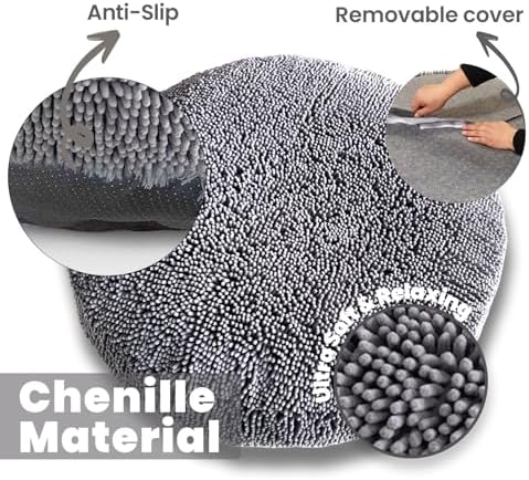 Muddy Mat®Cloud K-9 Bed for Dogs & Cats, Soft & Relaxing Round Dog Bed - Image 2