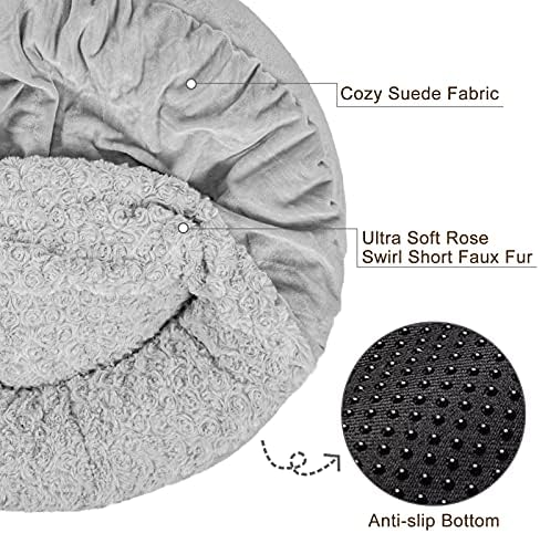 JOEJOY Dog Beds for Small Medium Dogs, Cozy Cuddler Luxury Puppy Pet Bed - Image 4