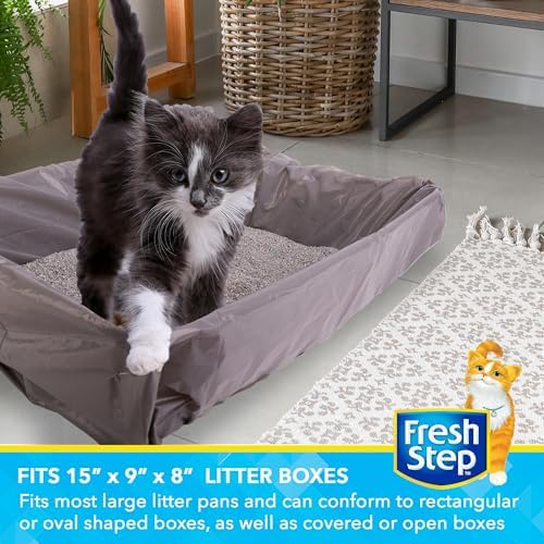 Fresh Step Drawstring Cat Litter Liners, 2.5 ft x 17 in, 15 Ct - Image 4