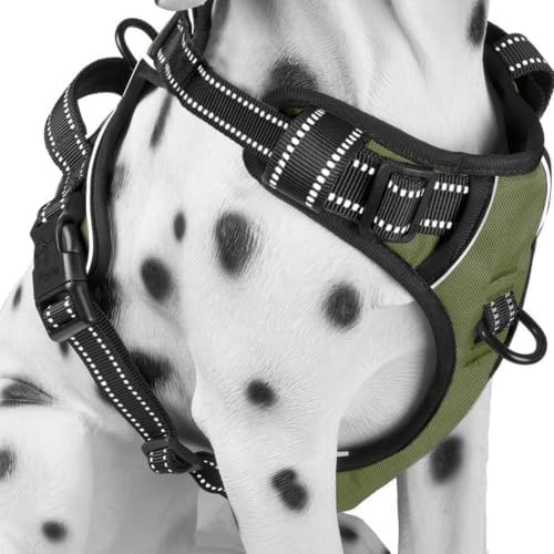 PoyPet No Pull Dog Harness Medium, Reflective Vest by PoyPet