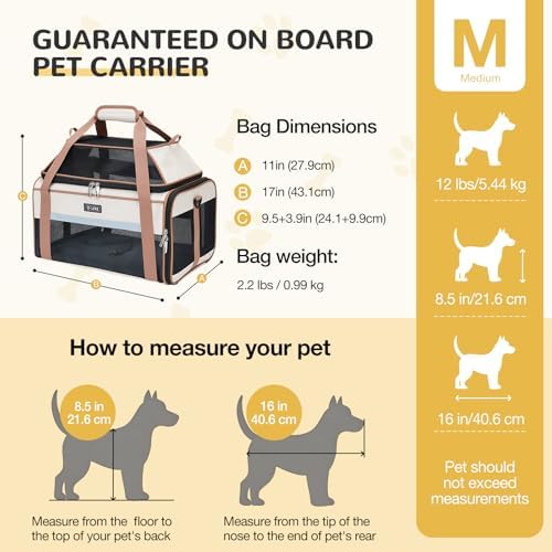 Lekereise Top-Expandable Pet Carrier 17x11x9.5 Inch Alaska Hawaiian Airline - Image 3