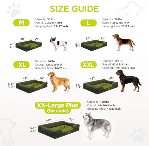 Waterproof Orthopedic Dog Bed for Extra Large Sized Dogs - Image 4