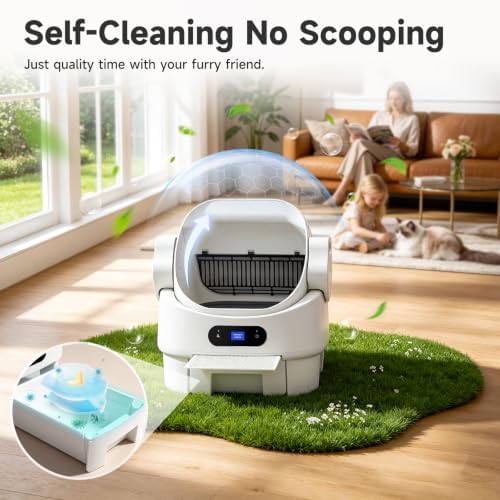 Open Top Automatic Self Cleaning Multiple Cat Litter Box - Image 5