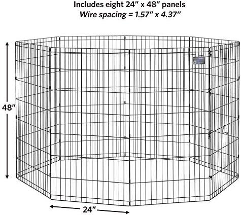 MidWest 48-Inch Exercise Pen, No Door, 16 Sq Ft Play Area - Image 5