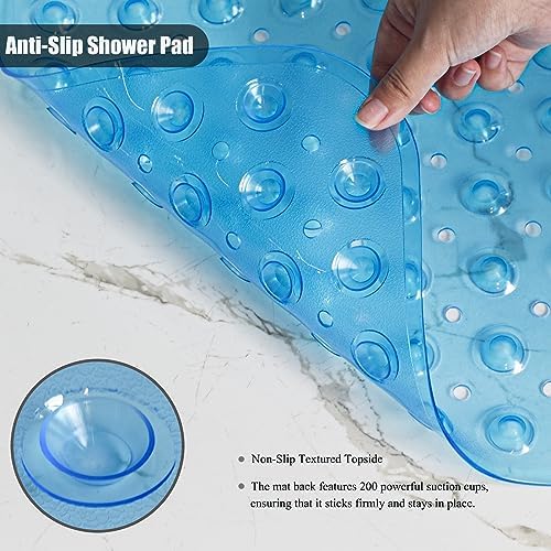 Bathtub and Shower Mats, 28 x 15 Inch Non-Slip Bath Mat, Machine Washable Bath - Image 2