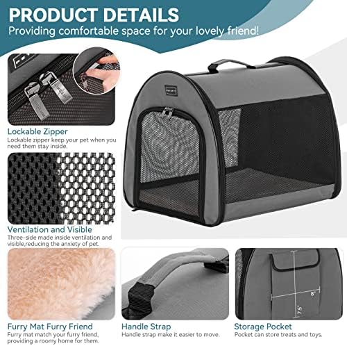 PETSFIT Portable Dog Crate, Travel Dog Crate - Image 3