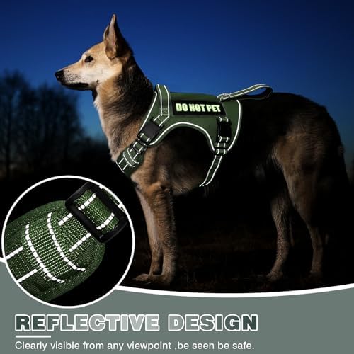 WINSEE Tactical Dog Harness, No Pull Dog Harness - Image 6