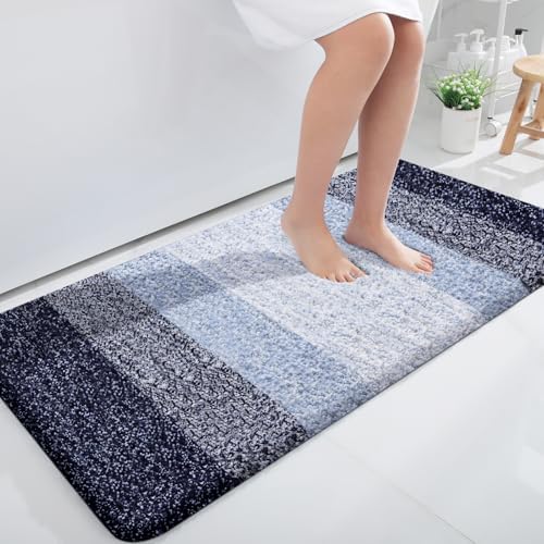 OLANLY Bathroom Runner Rug 40x24, Extra Soft Absorbent Microfiber Bath Rugs by OLANLY