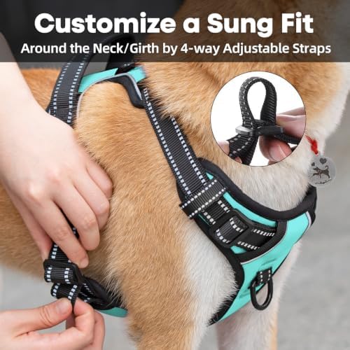 PoyPet No Pull Dog Harness Small, Reflective Vest - Image 5