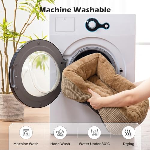 INVENHO Small Dog Bed for Small Dogs, Orthopedic Warming Soft Calming Sleeping - Image 7