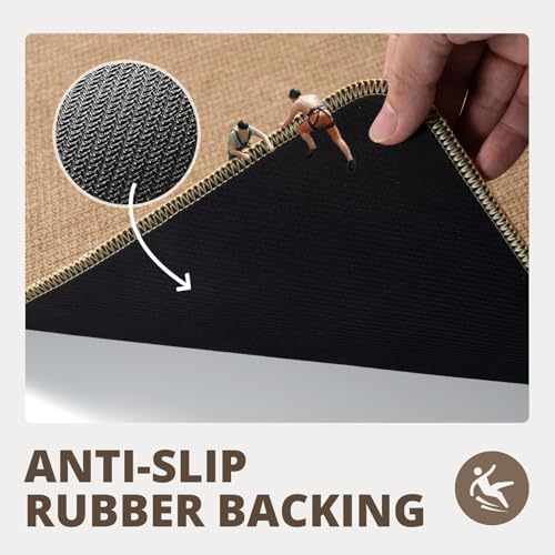 Bathroom Rugs Sets 2 Piece, Thin Bath Mat Absorbent Quick Dry, Machine Washable - Image 4