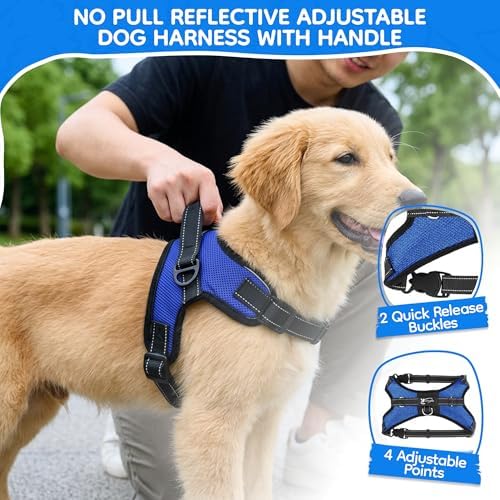 No Pull Reflective Adjustable Dog Harness - Image 2