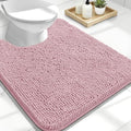 OLANLY Toilet Rugs U-Shaped 24x20, Soft Absorbent Chenille Contour Rugs by OLANLY