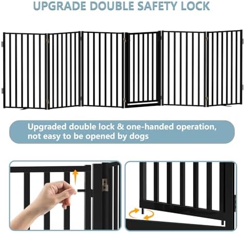 Full Metal Freestanding Dog Gates - Image 5