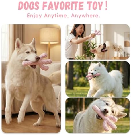 MewaJump Dog Chew Toys, Tough Rubber Dog Toys - Image 5