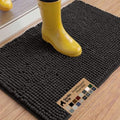 GORILLA GRIP SoakSTOPPER Dog Door Mat, Machine Wash and Dry, 36x24 Black by GorillaGrip