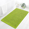Chenille Bathroom Rug 36"x60" Lime Green, Large Plush Bath Mat by Kildoss