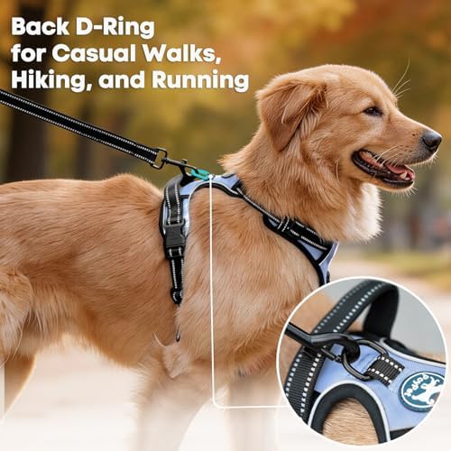 PoyPet No Pull Dog Harness Small, Reflective Vest - Image 3