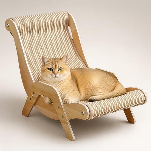 Extra Large Cat Scratcher Lounge Chair, XXL Sisal Cat Scratcher Bed by Unknown