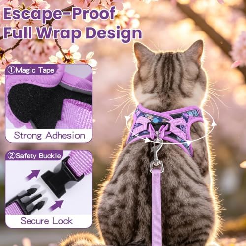 Cat Vest Harness and Leash Set, Escape Proof - Image 6